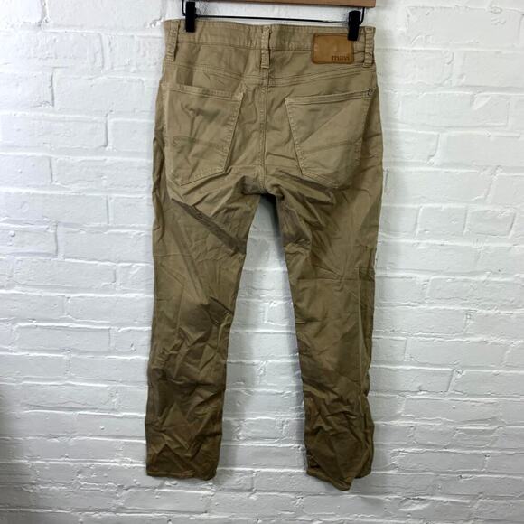 Mavi Men's Straight Leg Outdoor Pant Regular Fit Low Rise Tan Size 30/30 - Picture 2 of 5